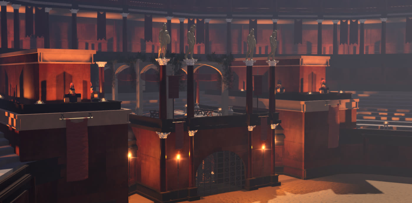 Roman Colosseum, one of the Antler Dev maps